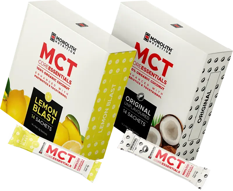 MCT CoreEssentials Lemon Blast & Original Unflavoured