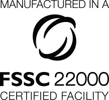Manufactured in a FSSC 22000 certified facility